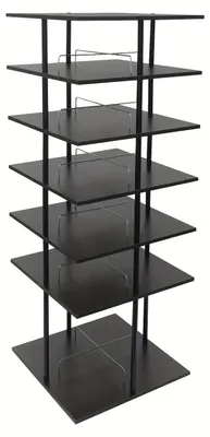 Image de Rangement à chaussures - Armoire à chaussures - Organisateur à chaussures - Rangement à chaussures en bois - Rangement à chaussures en métal - 6 niveaux