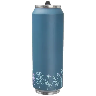 Produktbild von Orion Thermobecher | Isolierbecher | Thermosflasche dosenförmig hellblau aus Stahl auslaufsicher doppelwandig LOUKA 700 ml