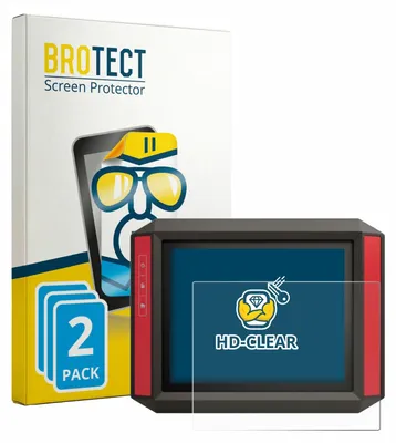 Produktbild von 2x Für Müller Elektronik TRACK‑Guide III Schutzfolie BROTECT Displayschutz Display Schutz Folie Klar Transparent