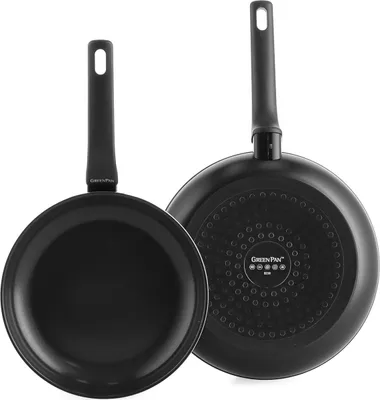 Produktbild von GreenPan Essence Pfannen-Set 24 cm + 28 cm Antihaftbeschichtung Backofenfest