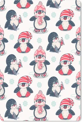 Produktbild von MuchoWow® Mauspad Mousepad Schlittschuhe - Schnittmuster - Pinguin 18x27 cm - Mousepads - Maus Mat - Pad - Mausunterlage