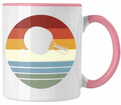 Produktbild von Tennis Tasse Geschenk für Tennisspieler mit Spruch Grafik für Männer Frauen Tennis-Trainer Coach (Rosa)