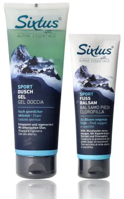 Produktbild von Sport Fußbalsam und Duschgel Set für beanspruchte Haut