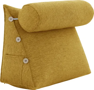 Immagine prodotto di Cuscino a cuneo con supporto cervicale regolabile, cuscino ergonomico a cuneo per la testata del letto, cuscino da lettura, cuscino a cuneo, cuscino per la schiena, cuscino per il riposo