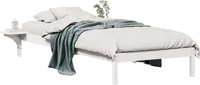 Obrázek produktu pro Postelový rám s nočními stolky Bílá 80 x 210 cm