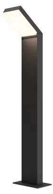 Image de Lampadaire LED, lampe d'extérieur, alu, noir, H 80 cm