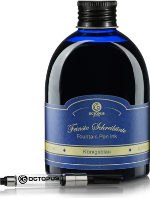 Produktbild von Schreibtinte Königsblau löschbar 250 ml mit Konverter