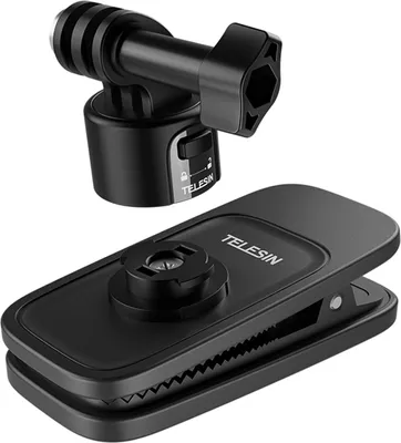 Obrázok produktu pre TELESIN batoh na športovú kameru, držiak na opasok, držiak s klipom na batoh, držiak s rýchloupínacím mechanizmom, náhradný diel pre GoPro Hero 12/11/10/9, DJI OSMO Action, Insta360 X4/X3, príslušenstvo pre akčné kamery