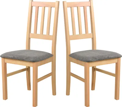Image de LeafDesign Chaise de salle à manger en bois - Chaise hêtre massif - Chaise salle à manger 2er Set - Chaise en bois - Chaise de table - Chaise de cuisine 2e Set 2x BOS 4, grandson