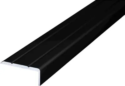 Produktbild von Prinz Winkelprofil Alu selbstklebend schwarz 24,5x10x1000 mm