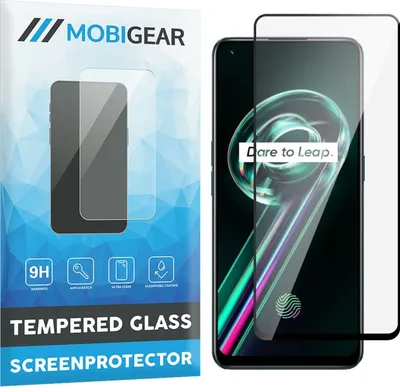 Produktbild von Mobigear Premium  Realme 9 Pro Panzerglas Gehärtetes Glas Displayschutz - Hüllenfreundlich - Schwarz