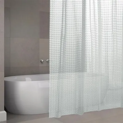 Produktbild von Cotexsa by MSV Premium Anti-Schimmel Eva 3d Duschvorhang - Anti-Bakteriell, waschbar, 100% wasserdicht - „Bombay“ 180x200cm –  Spain