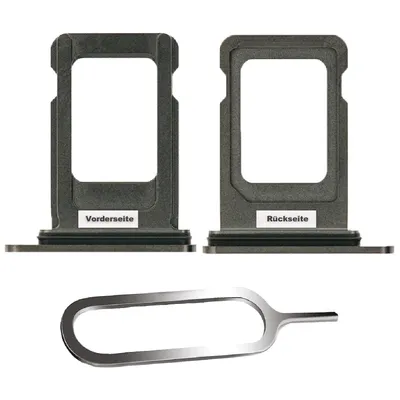 Produktbild von iPHONE 13 PRO / MAX SIM KARTEN HALTER TRAY ADAPTER FACH STECKER SLOT CARD + NADEL ALPINGRÜN