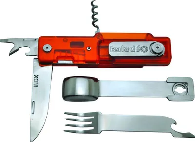 Produktbild von Outdoorbesteckset "Baladéo", orange