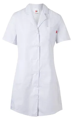Productafbeelding van VELILLA 539003; Half-lange damesbadjas, korte mouwen, wit, maat XXL, wit