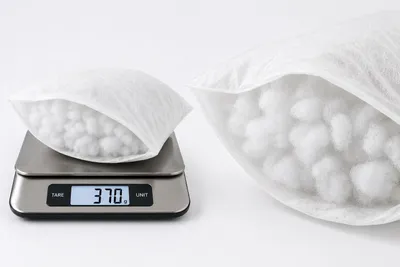 Produktbild von Kissenfüllung 370g Polyester-Hohlfaser Füllmaterial Weiß Füllkissen : 2x