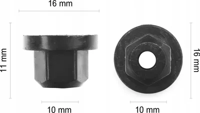 Produktbild von 1x Kotflügelverbreiterungsmutter Clip Universal BMW VAG