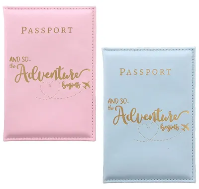 Immagine prodotto di Inovra - Portafoglio per passaporto, confezione da 2 pezzi - Portadocumenti - Custodia protettiva per passaporto - Portacarte di credito - Impermeabile - Realizzato in ecopelle di alta qualità - Dimensioni: 13 x 10 x 0,5 cm - Portadocumenti da viaggio