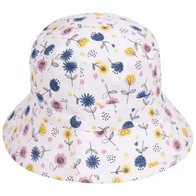 Immagine prodotto di Trespass - Cappello floscio "Zebdee" per bambini TP6615 (116-122) (bianco/blu/giallo)