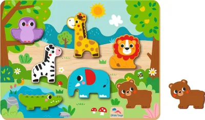 Obrázok produktu pre 2Kids Toys Vkladacie puzzle zvieratká