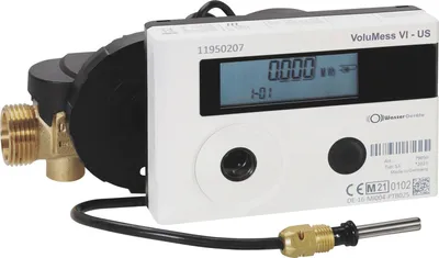 Obrázek produktu pro VoluMess VI Komfortversion – Ultraschallzähler Qn 2,5 3/4" Baulänge 130 mm inklusive Eichung