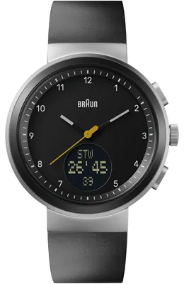 Produktbild von Braun BN0299NBKBKG Uhr Herrenuhr Silikonband Datum schwarz