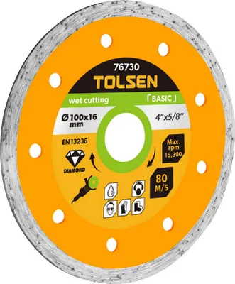 Produktbild von Tolsen Diamantscheibe 180 mm x 22,2 mm – 5 mm Schnittbreite – Zum Nassschneiden von Fliesen, Keramik und Naturstein – Maxami