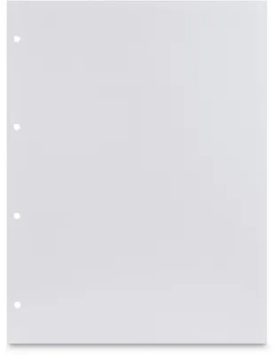 Immagine prodotto di Cartoncino fotografico Hama, 23,3 x 31 cm, perforato, 25 fogli, bianco (00007555)