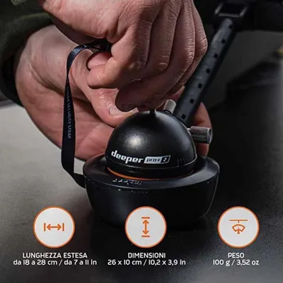 Image de Support sonar Deeper pour bateau fourrage - Support sondeur