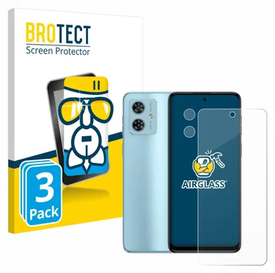 Produktbild von 3x BROTECT Schutzglas für Motorola Moto G54 (Display+Kamera) Schutzfolie Panzer Folie Glas Display Schutz klar