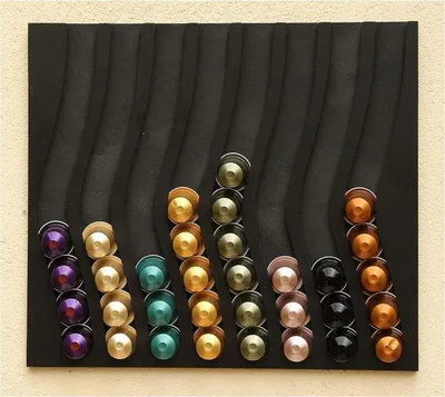 Produktbild von Kaffee-Kapsel-Halter für 80 Kapseln - Standard schwarzer Kaffee-Kapsel-Halter