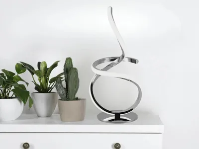 Zdjęcie produktu dla NEDES LED, designerska lampka stołowa, 24W - JT1307/CH