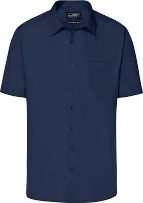 Produktbild von Men's Business Shirt Short-Sleeved navy, Gr. 4XL