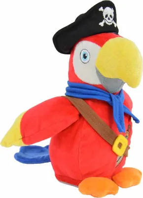 Produktbild von Labertier Piraten Papagei PARRY, inkl. Batterien, 22,5x16x20,5cm