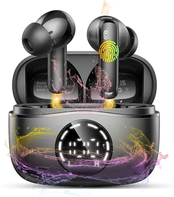 Bluetooth In-Ear Kopfhörer mit 48h Laufzeit, 4-Mic ENC, HiFi-Stereo & IPX7 Schutz – Perfekt für Sport, Reisen & Arbeit