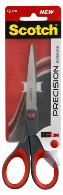 Produktbild von Scotch® Schere Präzisionsschere - Edelstahllklinge Rot - 18 cm 1 Stück