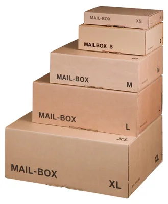 Productafbeelding van Smartboxpro verzenddoos voor pakketten, model: MAIL BOX, maat: S, bruin