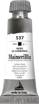 Immagine prodotto di Maimeri Blu Acquerello Nero Carbonio 537 12 ml 1 pz