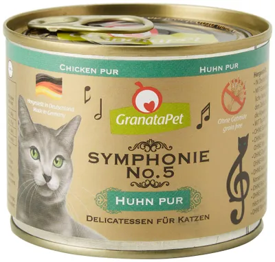 Productafbeelding van GranataPet Symphonie No. 5 Kip, droogvoer voor katten, 6 x 200 gram