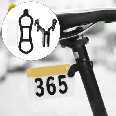 Zdjęcie produktu dla Uchwyt na latarkę rowerową VGEBY, plastikowy uchwyt na latarkę rowerową, uchwyt z klipsem, akcesorium do roweru szosowego