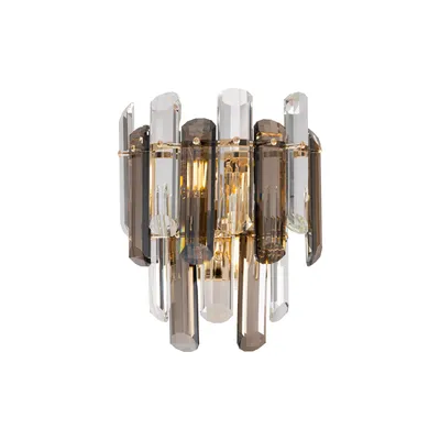 Produktbild von Maytoni Moderne Wandleuchte Flare 2xE14 excl. in Gold aus Metall Glas 40 W für Küche, Schlafzimmer, Wohnzimmer, Esszimmer, Lobby