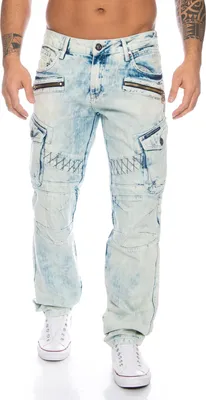 Produktbild von Cipo & Baxx Herren Jeans BJ4350 Blau, W31/L34