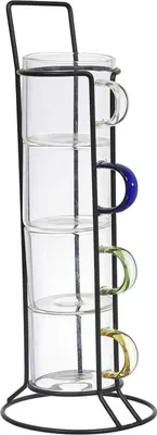 Immagine prodotto di HowHomely tazze da caffè espresso 100ml set di 4 tazze da caffè