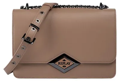 Produktbild von REPLAY Schultertasche Umhängetasche Shoulderbag Dark Beige taupe
