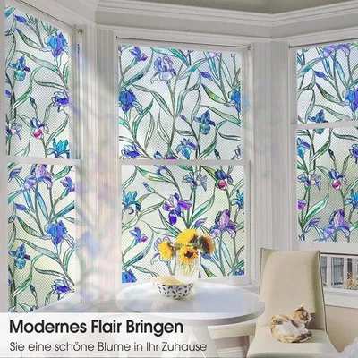 Produktbild von Famanu Fensterfolie Dekorfolie Sichtschutzfolie undurchsichtig 45x300 cm