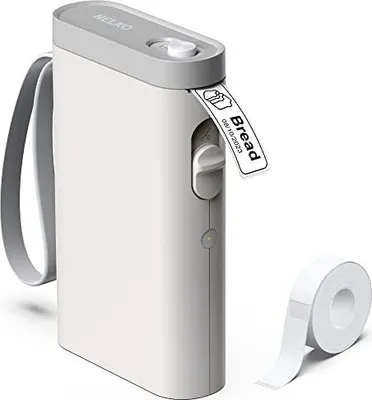 Produktbild von Etikettendrucker, Bluetooth P21 Selbstklebendes Etikettiergerät Tragbarer beschriftungsgerät selbstklebend Labeldrucker, Kabelloser, Mini Label