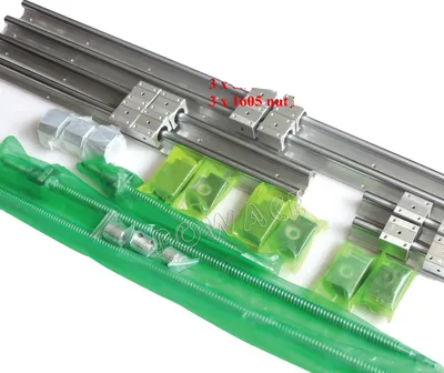 Produktbild von Linearschiene, Kugelumlaufspindel-Set, CNC-Kompatibilität, 350 650 1050mm