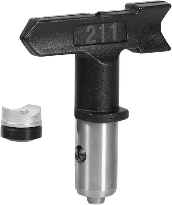 Obrázek produktu pro Užitečné reverzibilní wolframové oceli bezvzduchové stříkací pistole Tip trysky Accessoies Tool Black 211#