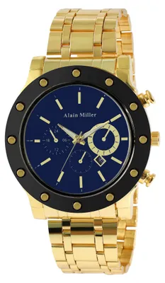 Immagine prodotto di Orologio da uomo in metallo, con cinturino in acciaio inossidabile e vetro minerale