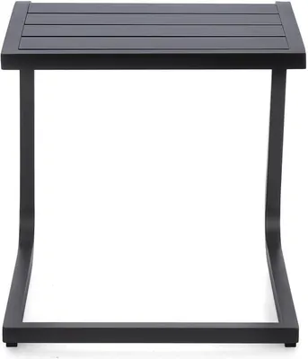 Produktbild von 2er Set Beistelltisch Taylor 40.0 x 41 x 40.0 cm Aluminium Dunkelgrau